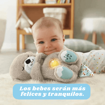 NUTRIA DE PELUCHE CALMANTE CON SONIDOS🧸