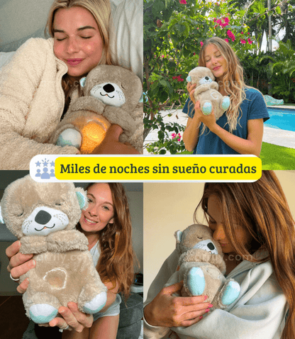 NUTRIA DE PELUCHE CALMANTE CON SONIDOS🧸